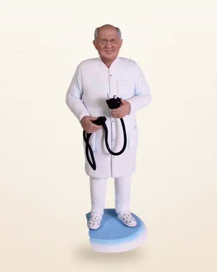 Доктор наук — 3D-статуэтка по фото, подарок врачу